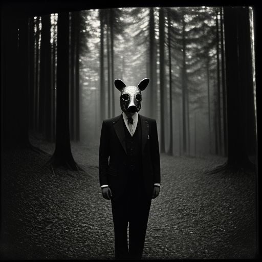 soreviper464 A low quality film photograph of a man standing in a