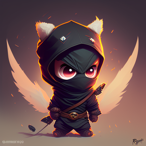 cute cartoon ninja wallpaper