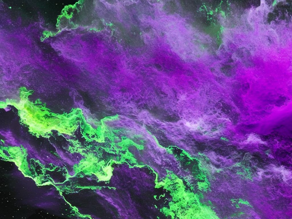 hyper realistic purple liquid paint mixture acid wash texture with purples and complementary colors on a dark black background


, digital vibe, acid wash paint mixture, Neon