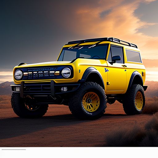 lamejay411 Yellow heritage edition 2023 Ford Bronco Sport 4 door with