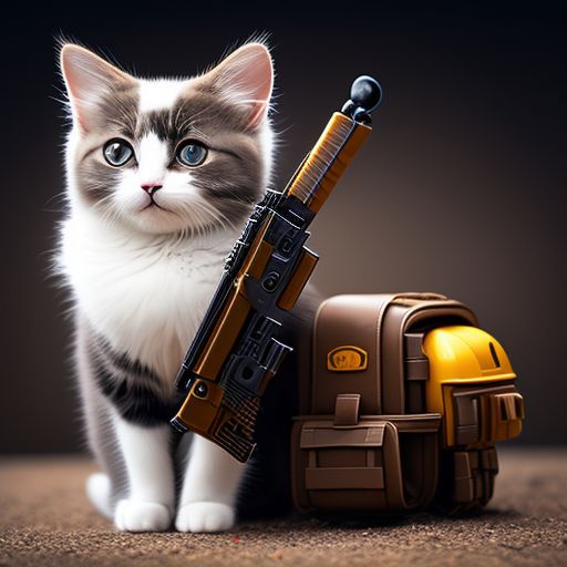 funny cat pics with guns