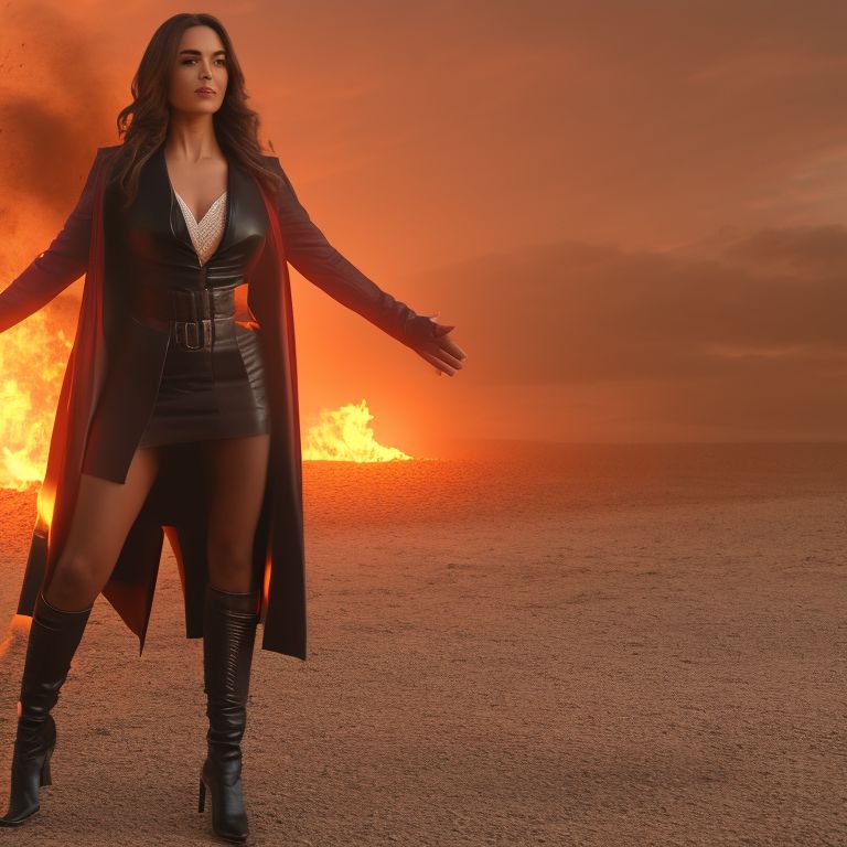 spiffyhawk350 woman on fire