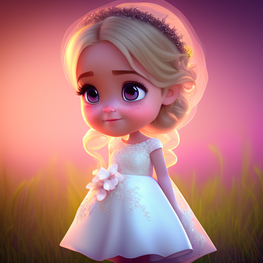 Animation Wedding Dress