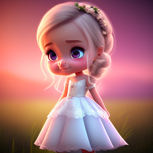 Animation Wedding Dress