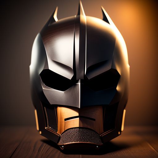 blissful-emu841: batman helmet made of walnut wood, hd