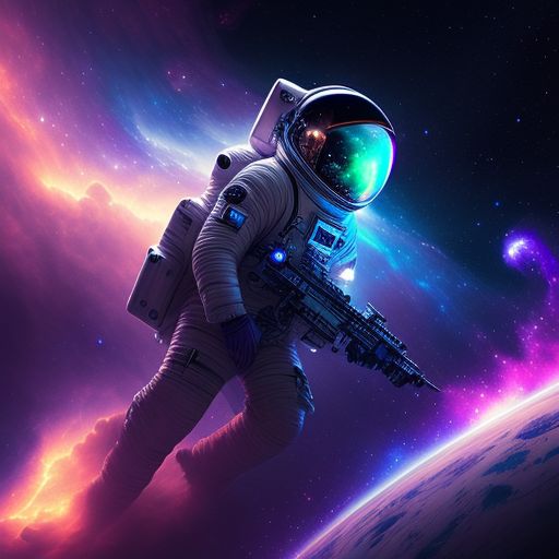 runnychough137 A astronaut falling from space
