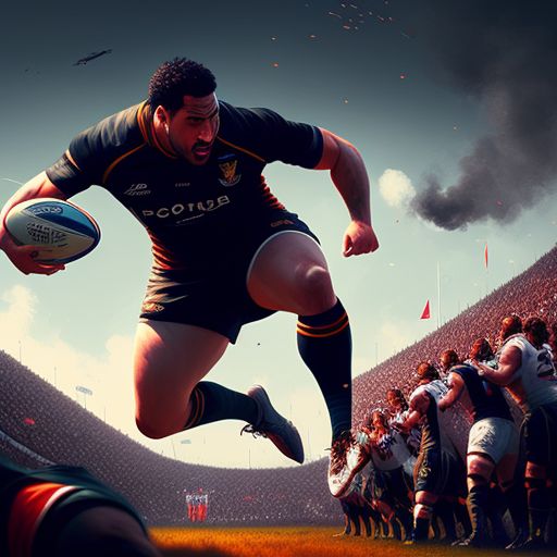rugby player clipart black and white cross
