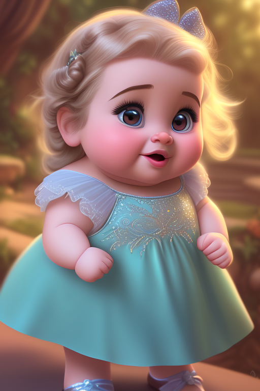 little girl cartoon