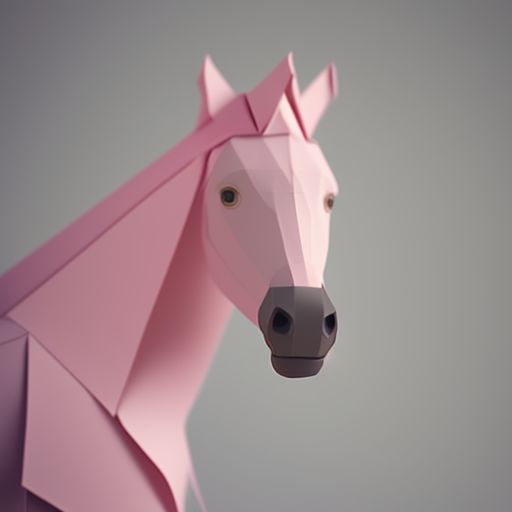 cute origami horse