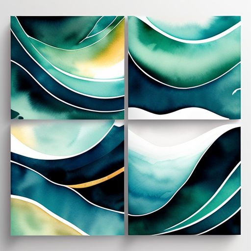 Artistic pastel colored paper wave background created with