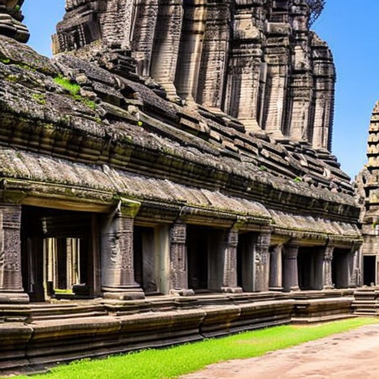 anxious-gaur931: streets of Angkor city, year 1500