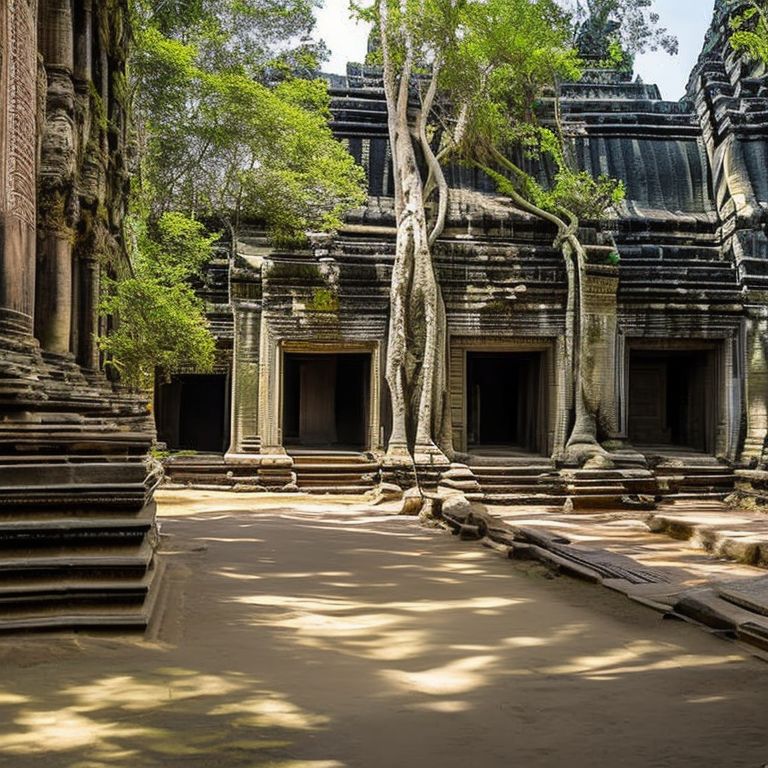 anxious-gaur931: streets of Angkor city, year 1500