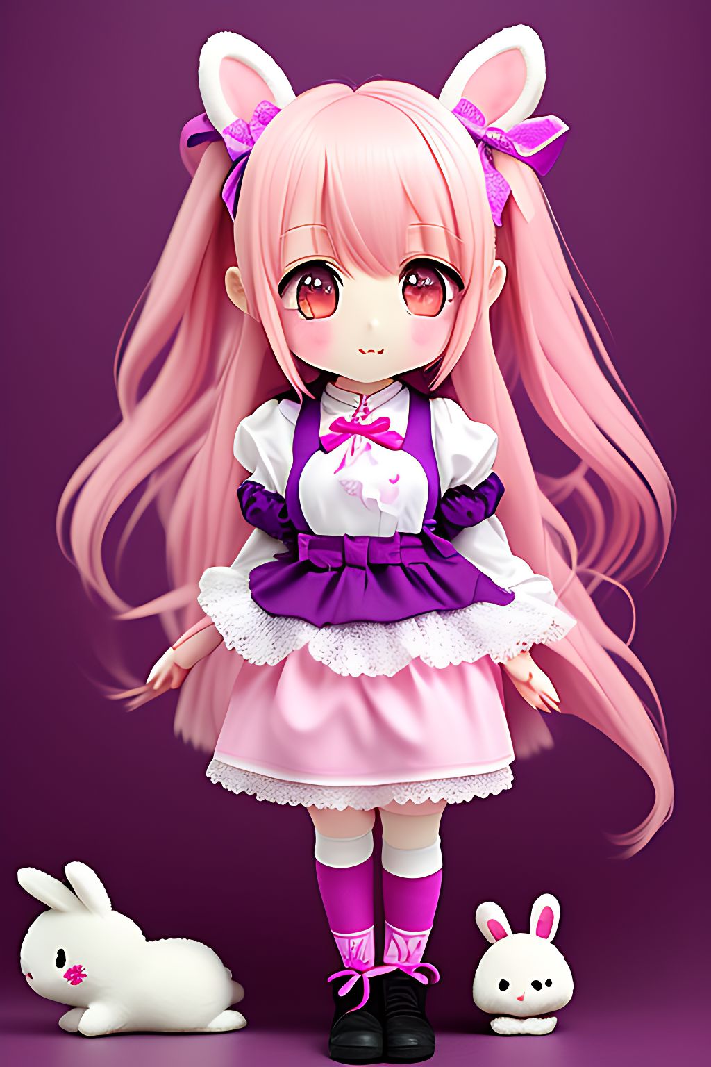 Chibi shop girl dress