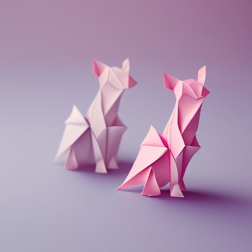 huge-crow797: cute animals origami different colors