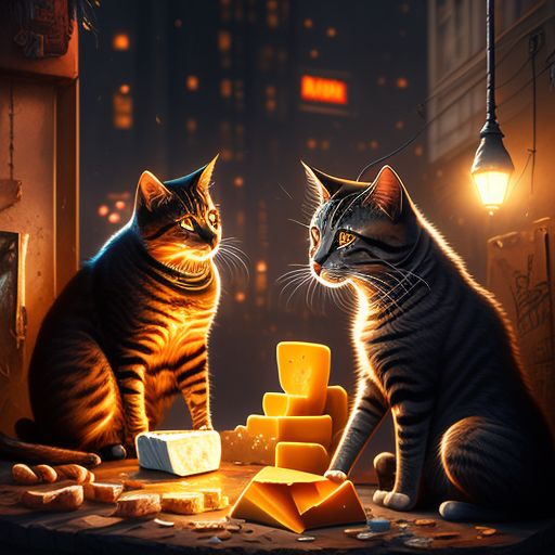 cats-eating-cheese