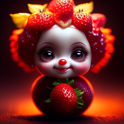 xCuppy_cakes13x: Smiley face clown Strawberry baby cherry