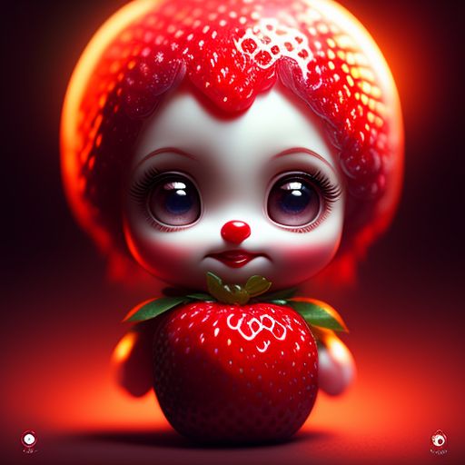 xCuppy_cakes13x: Smiley face clown Strawberry baby cherry