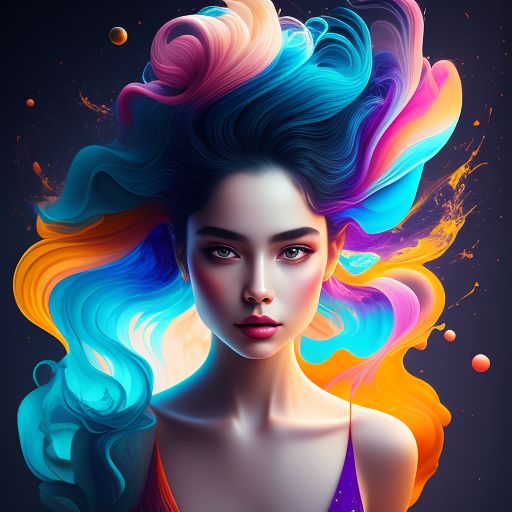 another-lark110: Colorful beautiful woman: a woman 18-years old, messy ...