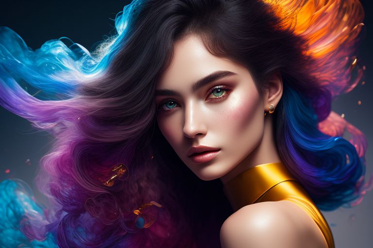 another-lark110: Colorful beautiful woman: a woman 18-years old, messy ...