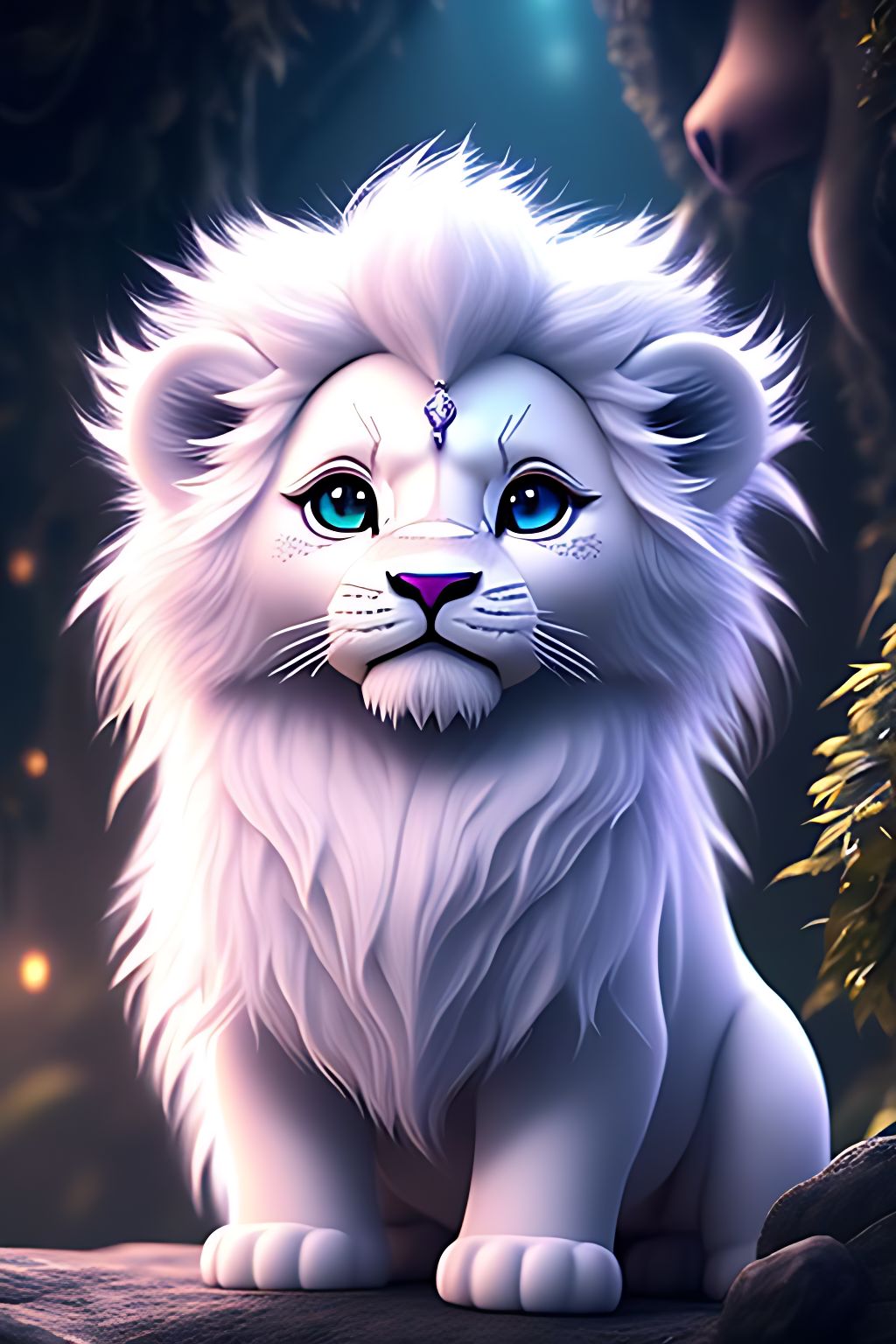 cute lion