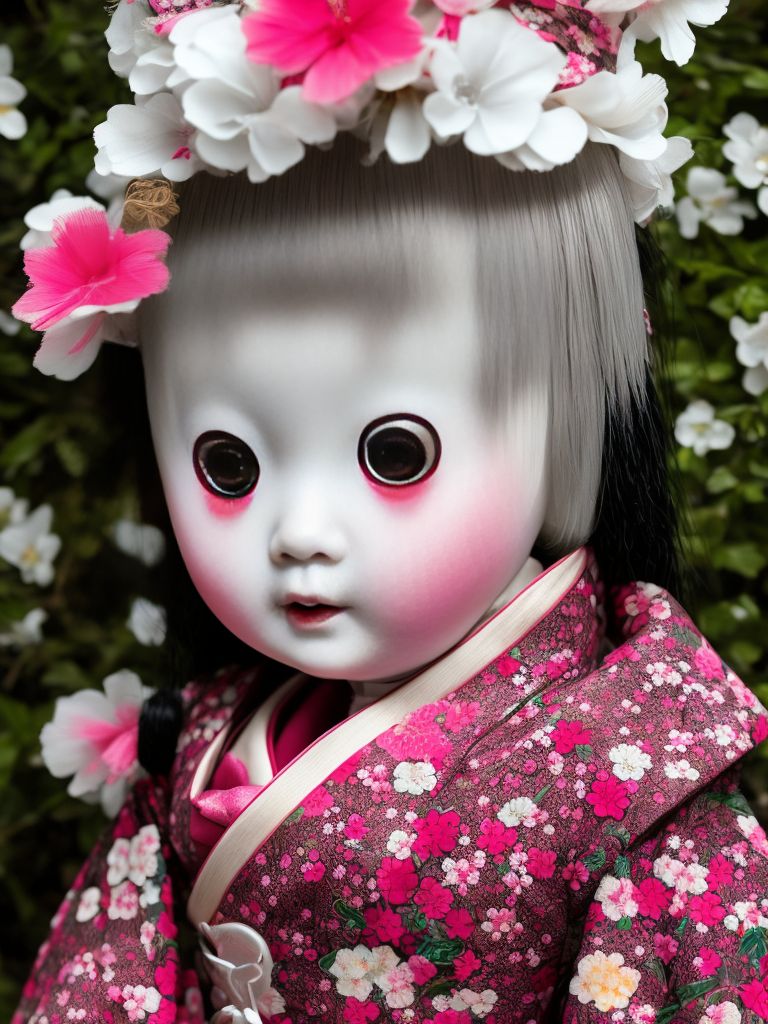 Japanese sales creepy doll