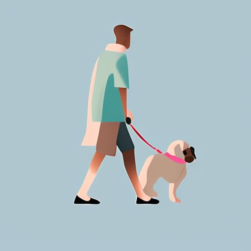 Jollydinger: Person Walking A Dog