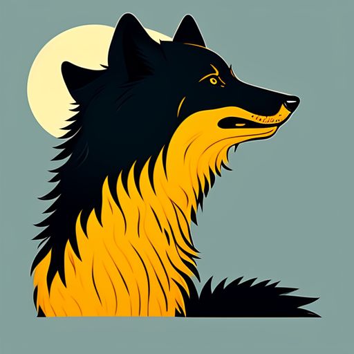 black wolf howling wallpaper