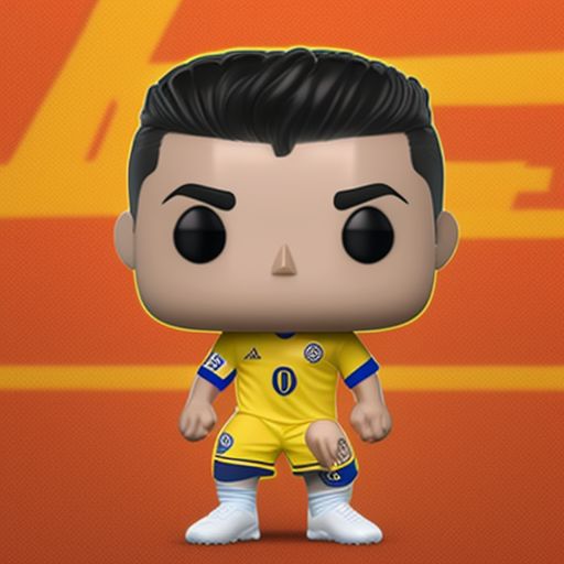 CRISTIANO RONALDO AL NASSR FUNKO POP + MODÈLE DE BOÎTE + PROJET LYCHEE