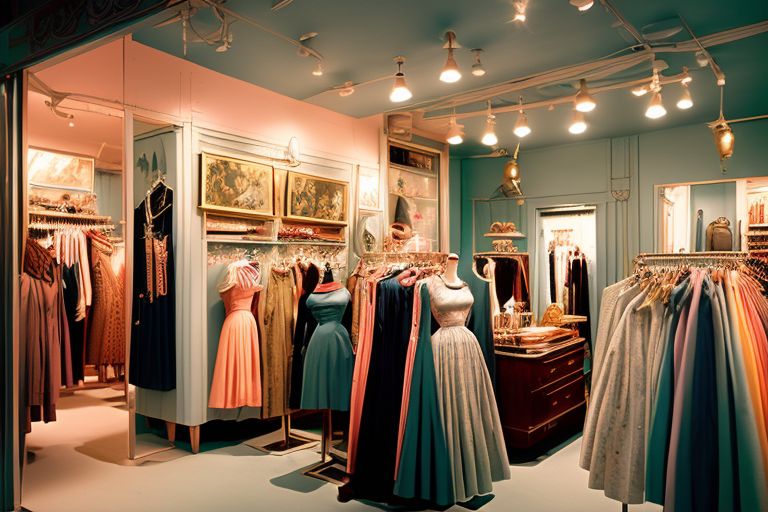 meekheron360 in a fashion clothing store