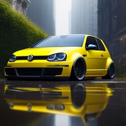 VW Golf mk4 Stance