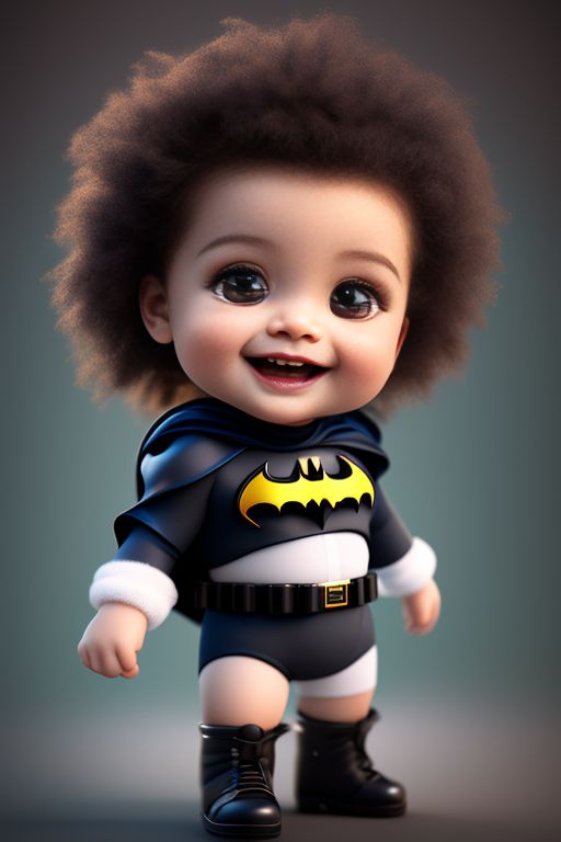 limp-antelope47: Cute baby boy(6 years old) batman, full body,32k 3d