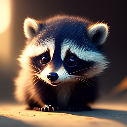 rapid-jaguar504: A cute raccoon