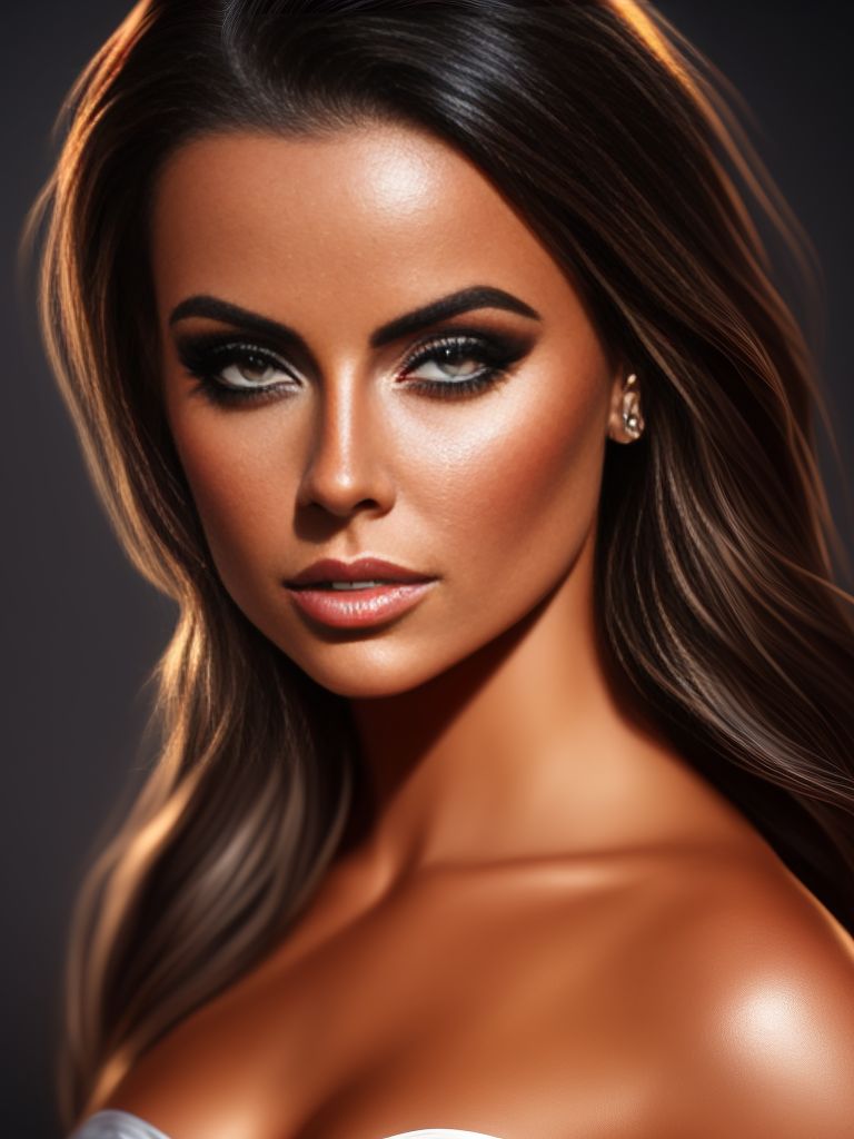 burly-rail824: adriana chechik face template hyper realistic rendering