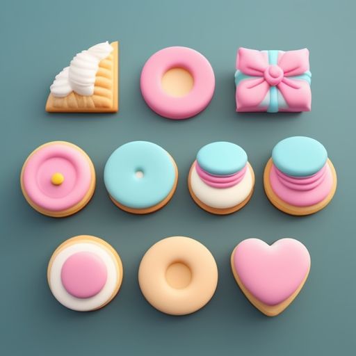 ragged-rook491: Create a logo for a bakery include cookies, cupcakes , and  croissants