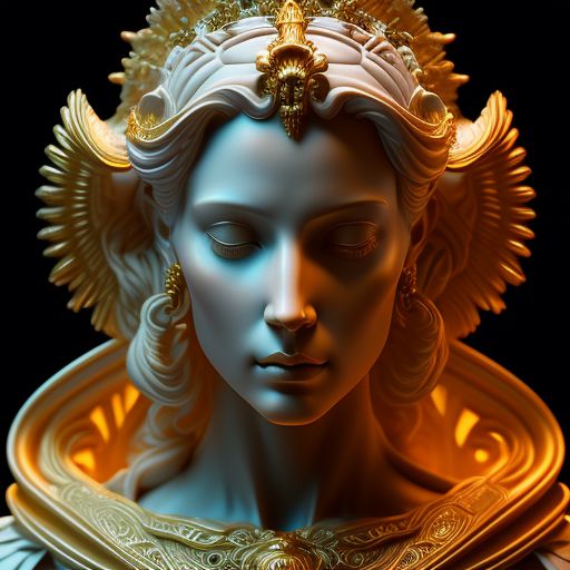 jaded-panda808: 3d renaissance sculpture cyberpunk