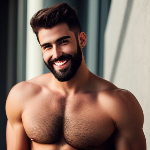 bestyak190 Young tall handsome muscular cute attractive charming lovely hairy gay man with