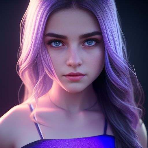 even-mallard644: White petite girl cleavage purple and blue