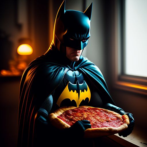 slimy-trout588: Batman playing video games and eating pizza in his secret  hiding place