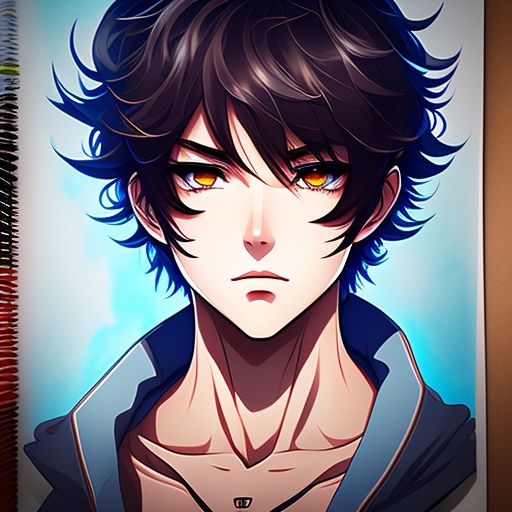 Anime Boy Curly Hairstyles