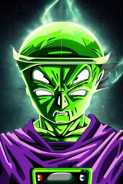 quaintlemur503 a close portrait of (Piccolo) in live action dragon ball z