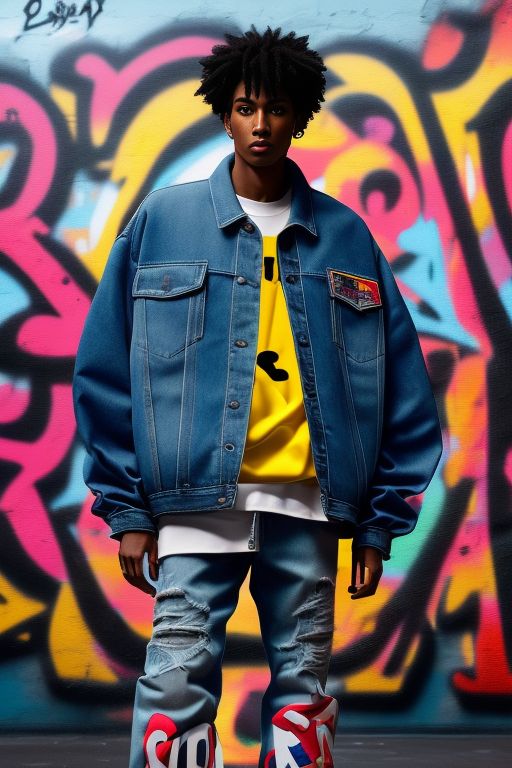 Baggy denim hot sale jacket