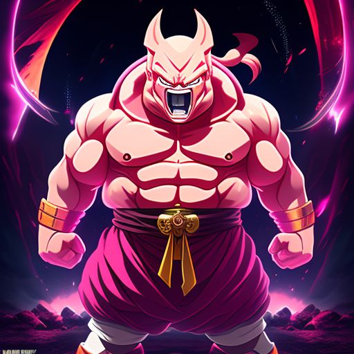 wary-jaguar525: Majin Buu, full body, full 4k