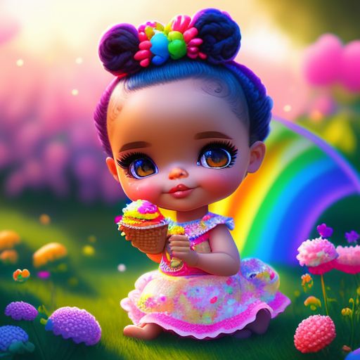 orange-rook338: bratz baby doll flower rainbow icecream candy land