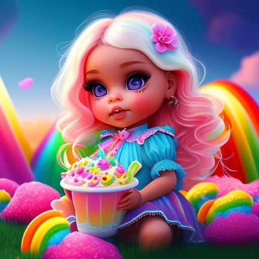 orange-rook338: bratz baby doll flower rainbow icecream candy land