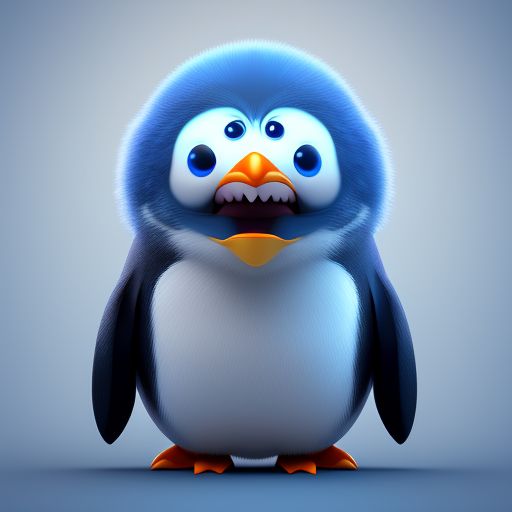 baby penguin cartoon wallpaper