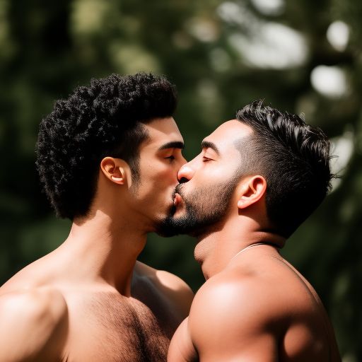 two ugly people kissing