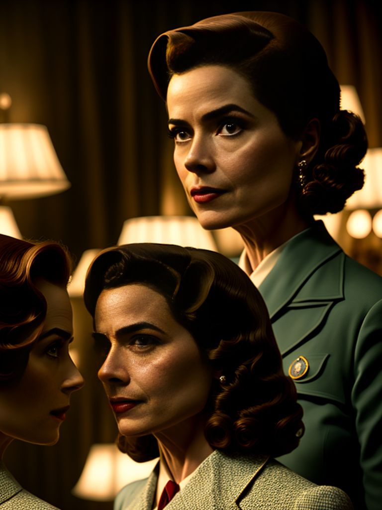 Tangible Gaur A Still From Tv Series Agent Carter Carter And