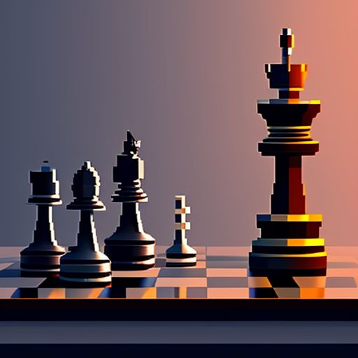 chess piece rook, pixel art , Pixel art, Pixel art game scene