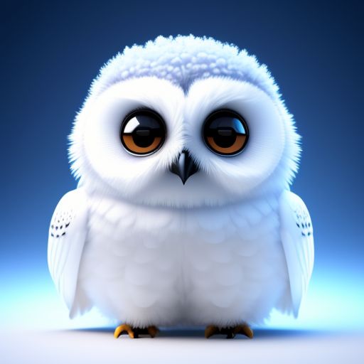 cute white owls