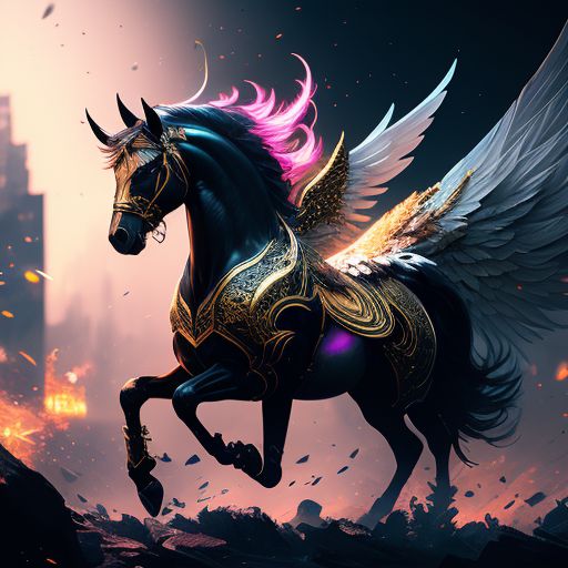 Pegasus black clearance gold